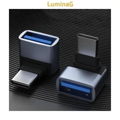 USB 자 90도 OTG 변환 젠더 3.0 usb otg