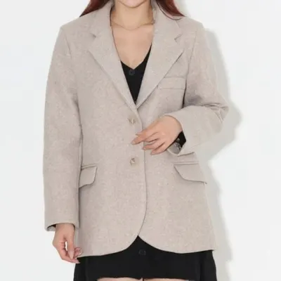 모직 코트 여성 아우터 루즈핏 자켓 여자 점퍼 2컬러