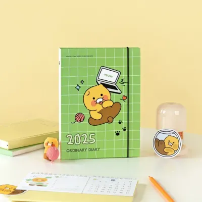 카카오프렌즈 2025 춘식이 오디너리 바인더 6공 다이어리 A5 캐릭터 디자인문구