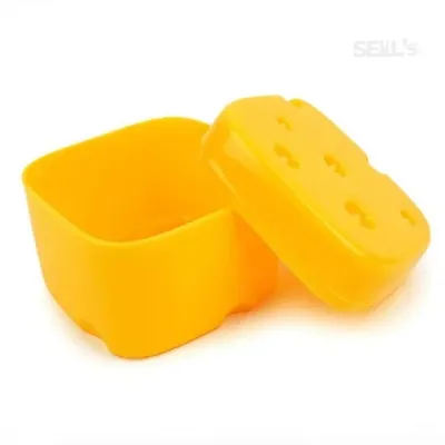 치즈모양 보관함 아기머리끈케이스 헤어핀보관함