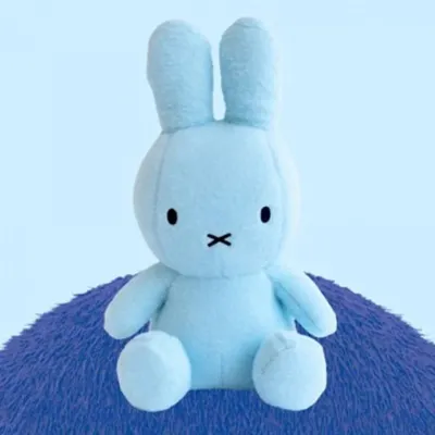 미피 크리미 인형 25cm-스카이블루