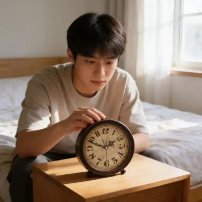빈티지 탁상시계 무소음 침대 협탁 책상 거실 서재 인테리어 소품 시계