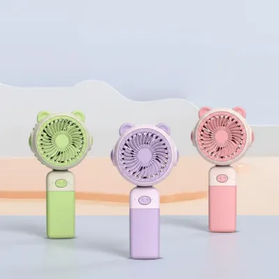 초경량 미니 핸디 선풍기 무선 휴대용 USB 냉방기 3단 바람조절