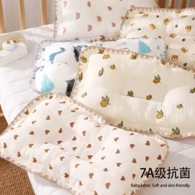 공룡베개 아기 베개 신생아 사계절용 통기성 모양잡는 베개 편두 교정 신생아 베개 구름 베개