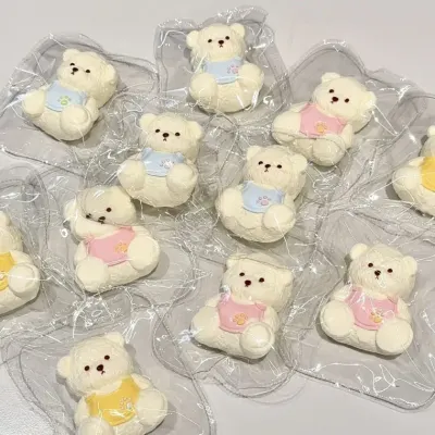 곰돌이 모양 주물럭 말랑이 슬랑이