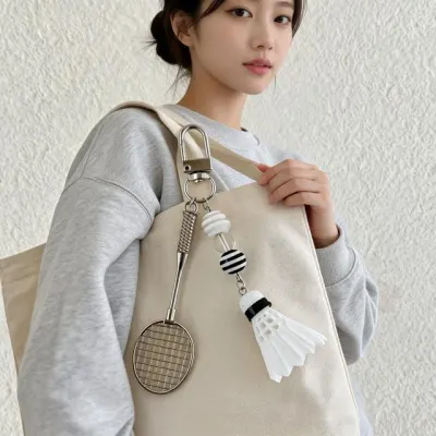배드민턴 셔틀콕 라켓 심볼 가방고리 백참 스포츠 팬시 굿즈 열쇠고리 잡화