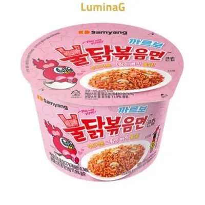 컵라면 까르보불닭볶음면 큰컵 105g 16개입 간편 식사용