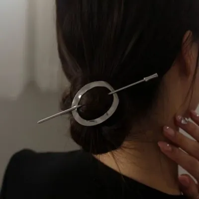 헤어핀 얼룩 마블 삼각 비녀 헤어악세사리 유니크한헤어핀 비녀헤어핀 집게핀 올림머리핀 비녀머리핀 비녀
