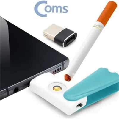 c 타입 usb 라이터 스마트폰 충전 라이터 발열 플라즈마 휴대용 캠핑용 전자식 방수 점화기