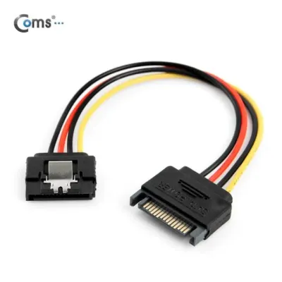 SATA 전원 연장 케이블 SATA 15핀 일자 클립형 HDD SSD 연결