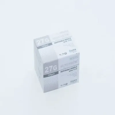 성심)일회용주사침(Needle)27G 13mm(1/2인치)/1통(100개)
