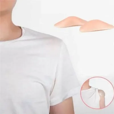 남성 어깨뽕 남성 어깨 패드 실리콘 보정 정장 숄더 보형물 부착형 볼륨 증대 보강 셔츠 상의 라인