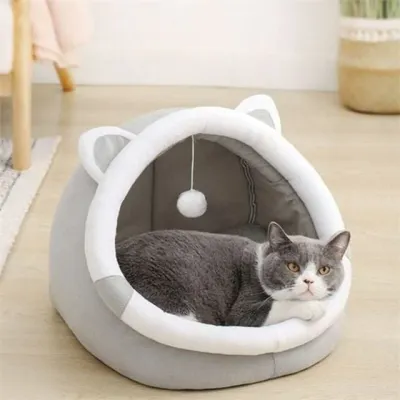 고양이 숨숨 집 강아지 숨숨 집 포근한 반려동물 보금자리 잠자리 동물 침대 쿠션 방석