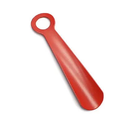 예쁜 구둣주걱 신발 소형 메탈 디자인 레드 받침세트 휴대용 단품
