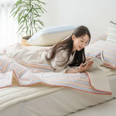 젤로 60수 아사면 시어서커 여름 이불패드 세트 SS/Q