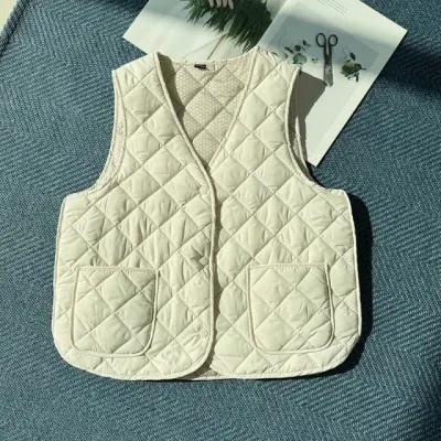 패딩조끼 겨울 누빔 경량 다이아 퀼팅 깔깔이 조끼