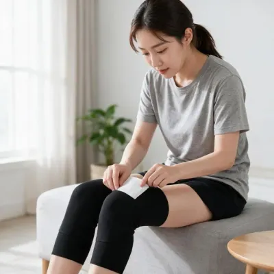 무릎 데일리 포켓 보온 슬림형 환절기 겨울 실내 외출 야외 운동용