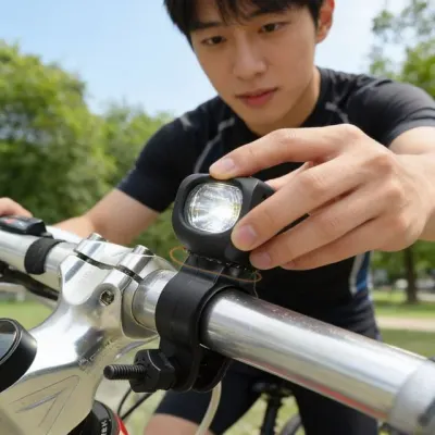 자전거 전조등 거치대 360도 회전 라이트 홀더 마운트 자전거용품 라이딩용