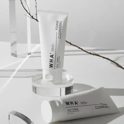 (화윤설) 에센셜 폼 클렌징(150ml)/쌀겨 클렌징/자극 당김 제로/보습/촉촉하고 맑은 피부/소프트 크림 타입