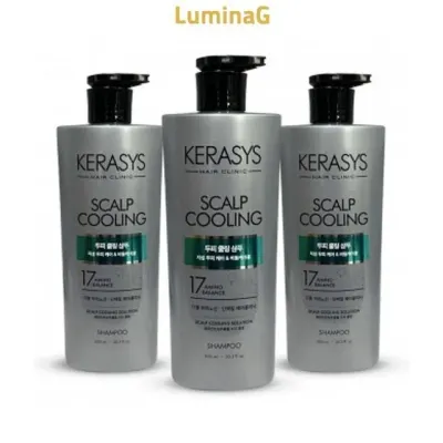 케라시스 쿨링 비듬 샴푸 600ml 3개 지성두피용 단백질
