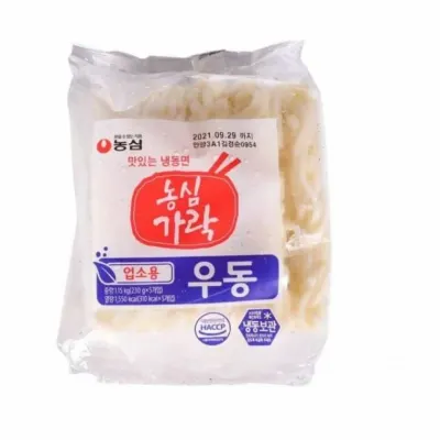 농심 우동면 5입 1.15kg 일식우동면 냉동생우동면 업소용우동면