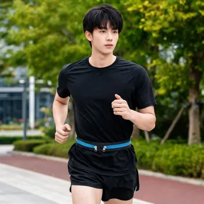 플립벨트 힙색 핸드폰 수납 주머니 러닝 조깅 마라톤 운동 등산 야외 활동 파우치