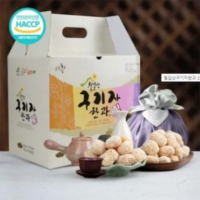 칠갑산 구기자 한과 2호 1500g 전통 한과 명절 설날 설 선물 세트 단체 답례품