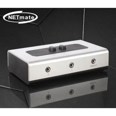 STEREO 2대1 양방향 수동선택기 분배기 음향분배기
