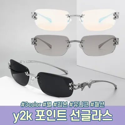 3042 스타리본 포인트 선글라스 y2k 패션 안경