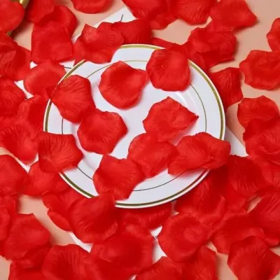 파티 셀프웨딩 소품 꽃잎 장미 100매 결혼식 조화 플라워샤워