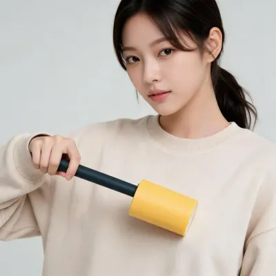 롤클리너 먼지제거기 의류 침구 핫멜트 점착 테이프 리필 롤러 클리너 제거 용품