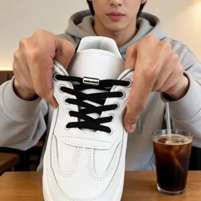 신발끈 캡슐 버클 끈풀림 방지 데일리 스타일 베이직 미니멀 감성 사무실