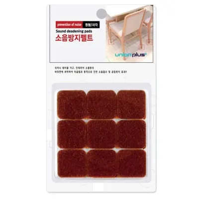 유니온 의자발 테이블다리 소음방지 펠트 사각형 25x25 (LF-0139) 바닥스크래치
