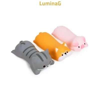 동물 손목 보호 쿠션 받침대 주황멍멍이 실용 보관 수납
