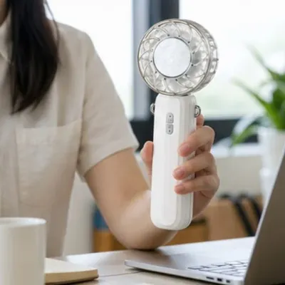 선풍기 선풍기 충전식 저소음 냉각 휴대용 탁상용 접이식 스트랩