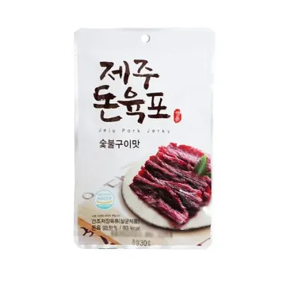 제주 흑돼지 등심육포 30g 휴대용 간식 맥주안주