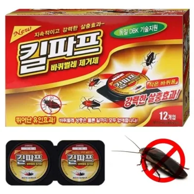 킬파프 살충제 강력 작은 바퀴벌레약 바퀴벌레용 12개입