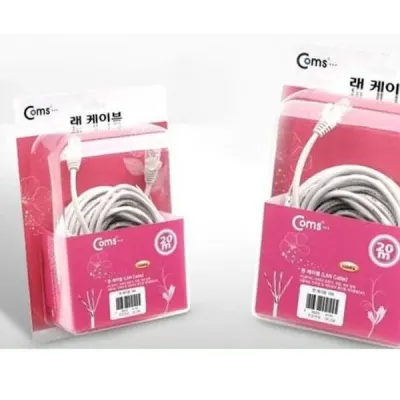 coms UTP CAT5e 랜케이블 다이랙트 그레이 20M