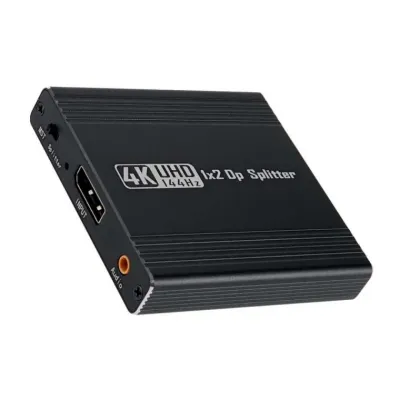 4K 1대2 디스플레이 분배기 144HZ 미러링 확장 고화질영상 전송속도 32.4gbps 노