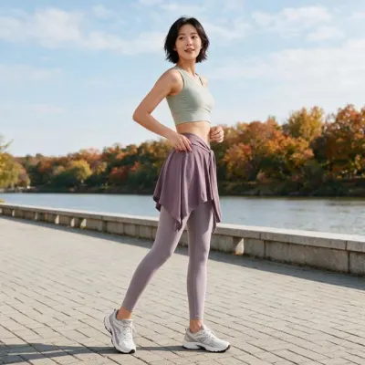 레깅스 랩스커트 스포츠웨어 체형보정 엉덩이커버 운동복 와이존가림 복부커버