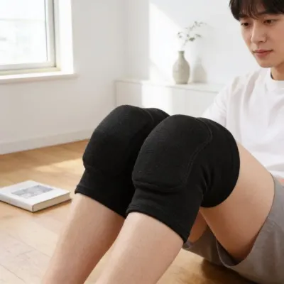 쿠션형 등산 헬스 운동 런닝 무릎 지지대 2P