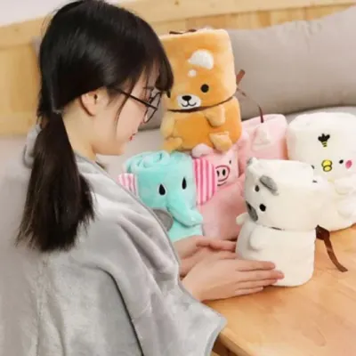 담요 무릎 블랭킷 이불 자동차 사무실 캐릭터 담요 극세사