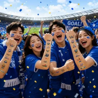 월드컵 스티커 응원스티커 축구 12종세트 페이스 바디 타투 응원 대한민국 싸더라 국가대표응원