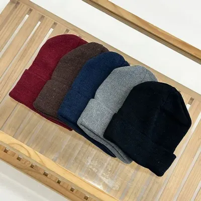 남녀공용 니트 골지 비니 모자 숏비니 와치캡