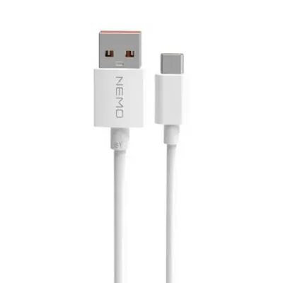 베온 usb고속충전케이블 네모 고속 충전 데이터 케이블 C타입 1.2M (화이트)