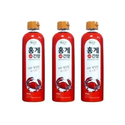 2026년 추석 명절 구룡포 홍게 만능간장 500g 3개 세트