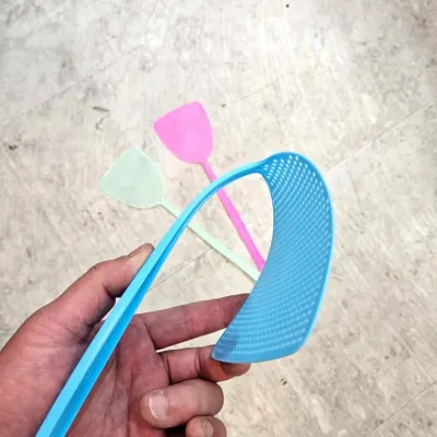 랜덤컬러 가벼운 파리채 옛날 모기채