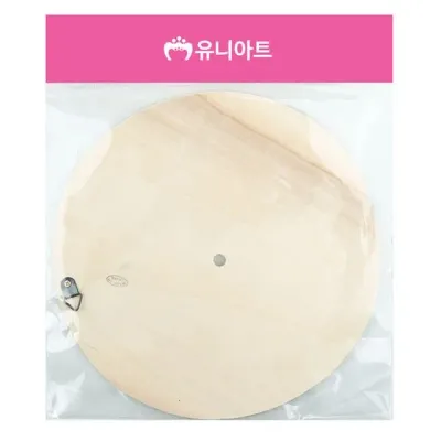 유니아트 (시계재료) 2500 나무 시계판 (원형)