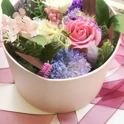 실크플라워 용돈박스 스승의날 카네이션 플라워박스 비누꽃 혼합 어버이날 프리저브드 로즈데이 기념일선물