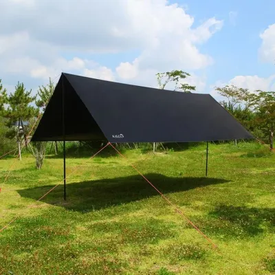 칼루스 렉타타프 올블랙 4x3m 캠핑 그늘막